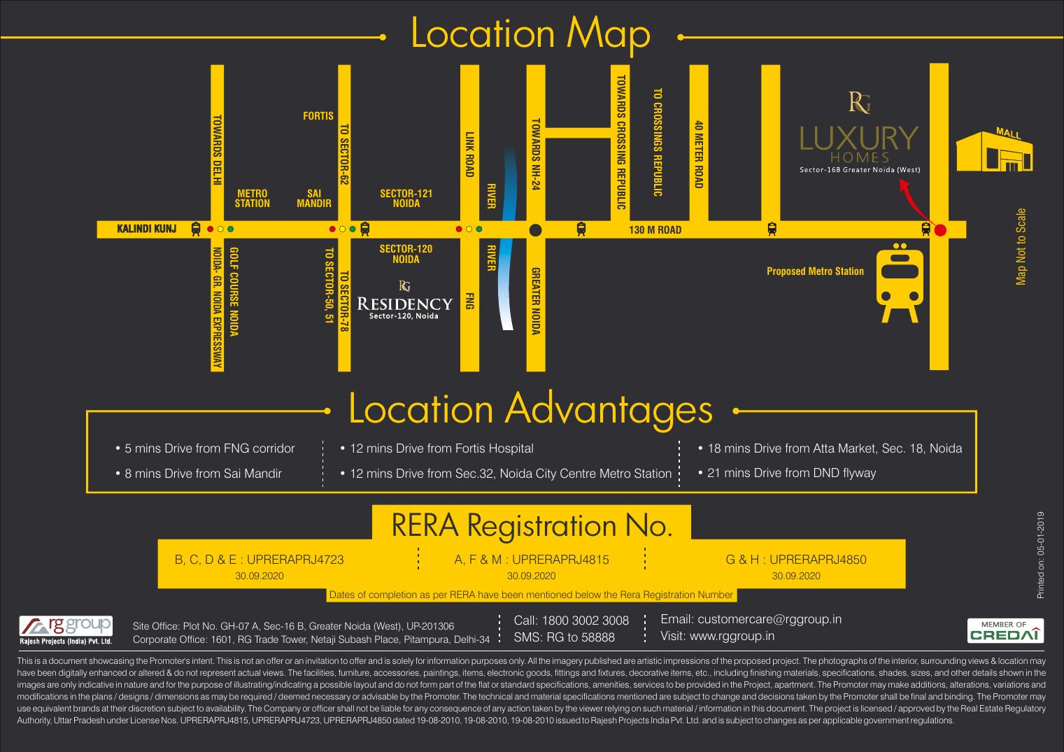 Location map Greater Noida West